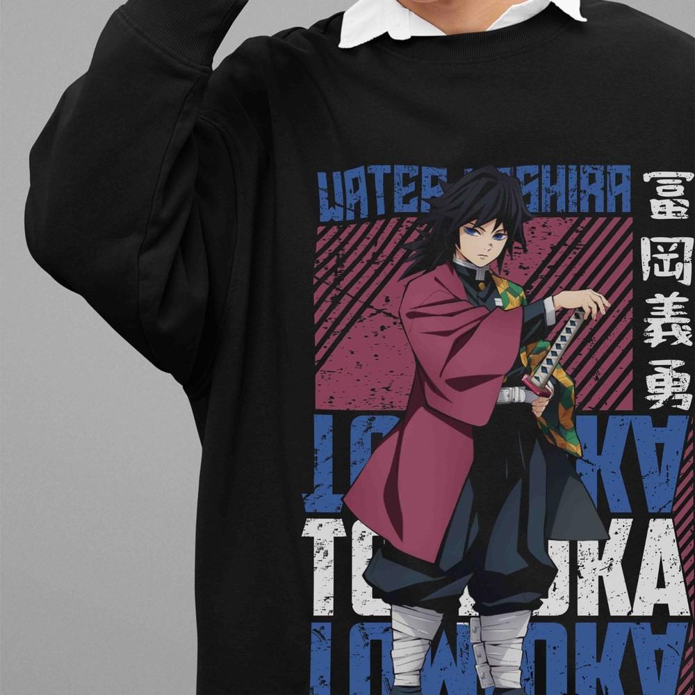 

Худи Demon Slayer Томиока Гию Свитер KNY Тандзиро Зеницу Унисекс Пуловер 3XL