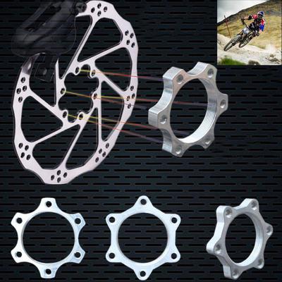 Durable Bicycle Cycling Threaded Hubs Disk Disc Brake Rotor 6 Bolt Bike Flange Adapter