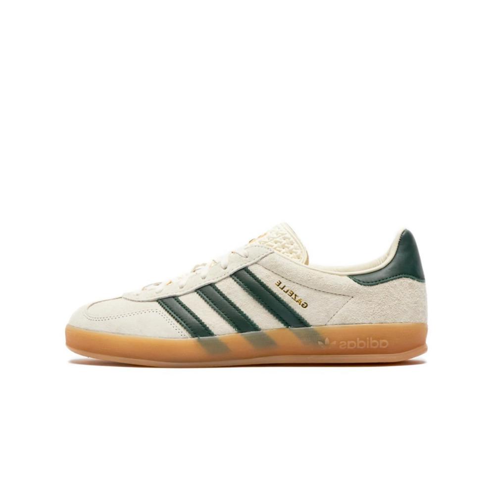 Adidas Gazelle Indoor Cream White Collegiate Green Gum