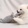 Durable Cotton Rope Dog Toy for Small Medium Dogs Hand Woven with Knots and Textured Teeth Cleaning Chew Resistant Interactive