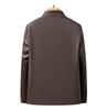 2026 Spring Men's Casual Sheepskin Leather Jacket with Stand-up Collar