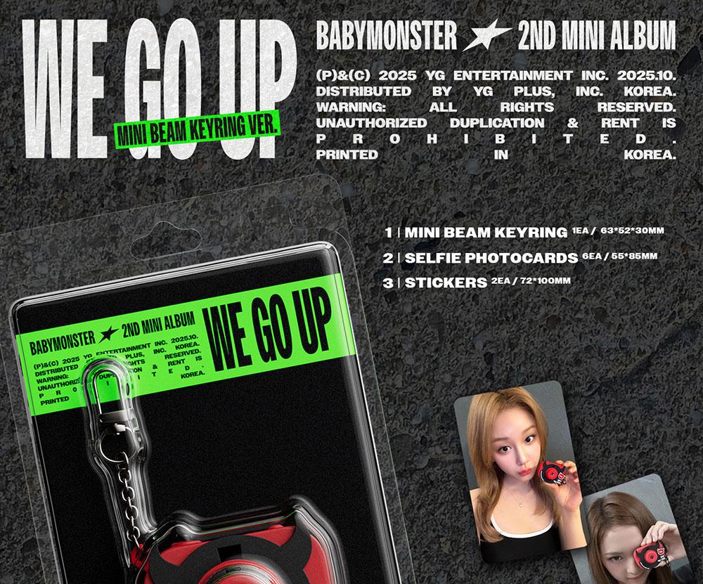(Δοκός / Καρτ ποστάλ έκδ.) BABYMONSTER [WE GO UP] 2ο Μίνι Άλμπουμ