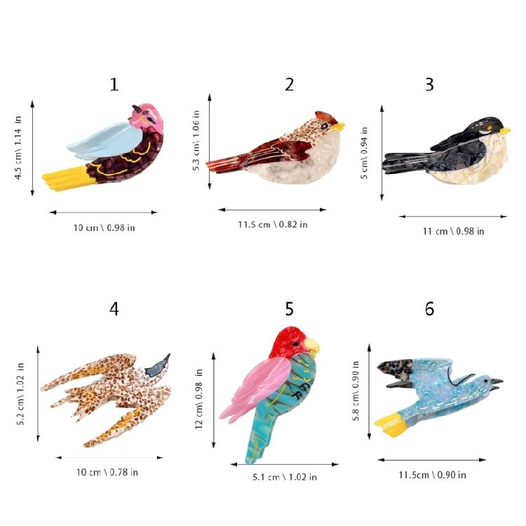 Animal Print Hair Clip Friendly Acetate Hairpins For Women Teens Hair Decors Secure Grip Hairstyle Tool Birthday Gift