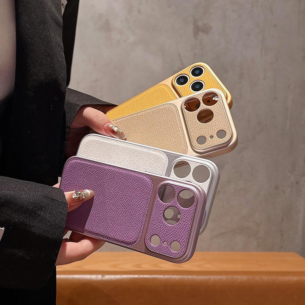 Premium Leather Texture Case for iPhone 17 Pro Max with Drop-Proof Protection