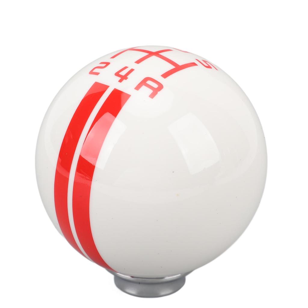 5 Speed Shift Knob Round Ball Manual Shift Knob with 3 Adapters for Mustang 1967‑2018