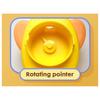 Cat Interactive Rotatable Cat Dog Leak Food For Pet Puzzle Relief Boredom Food Feeder Dispenser Yellow