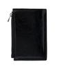 Tooamo Multi-Zipper Coin Card Holder Black [Cowhide]