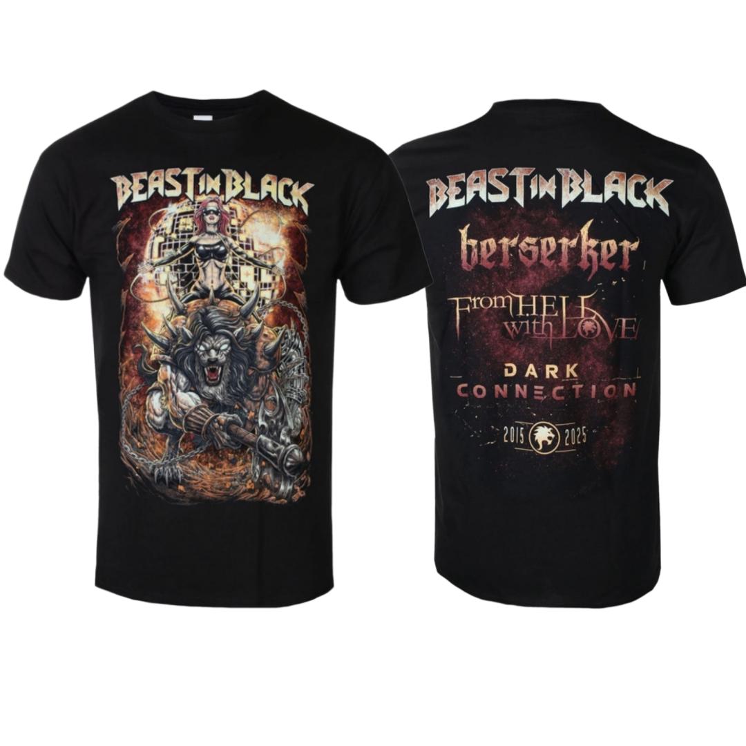 Beast In Black Power Of The Beast Pattern Printed Tshirt Metal Band Tshirt Suitable For Both Unisex And Unisex To Wear 3XL