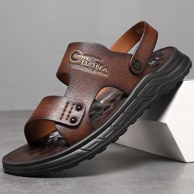 Sandales Super Douces à Bout Ouvert pour Hommes - Antidérapantes, Versatiles Deux Façons de Porter, Chaussures d'Été pour la Plage et les Activités de Plein Air