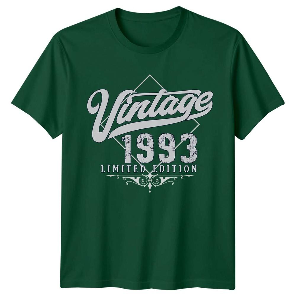 Custom Printed Vintage 1993 Birthday Unisexs Tee Limited Edition Shirt S