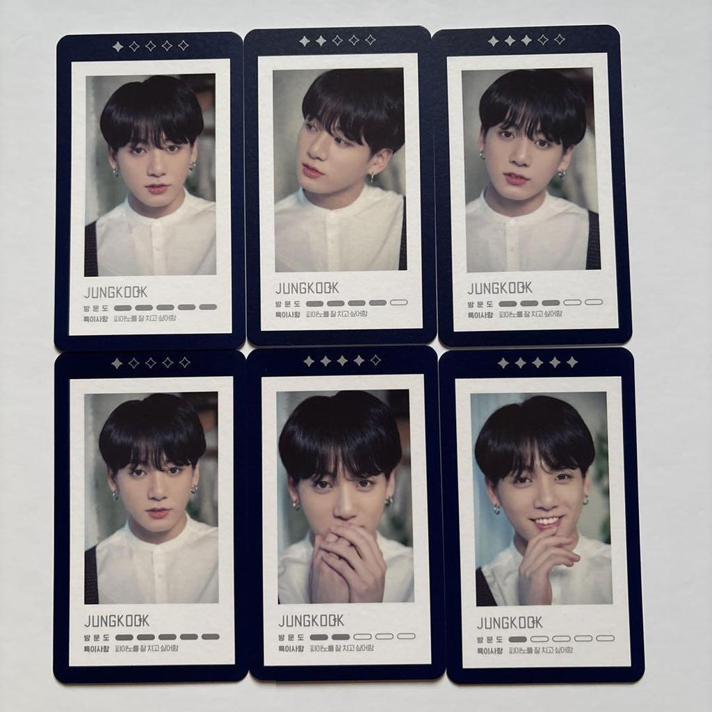 [USED] BTS Jungkook Guestbook Card
