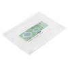 Deli A4 Transparent Frosted Waterproof Zipper File Bag for Documents
