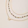 Elegant Pearl & Butterfly Pendant Necklace - Women's Titanium Steel, High-End European & American Fashion.