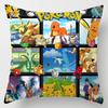Cartoon Throw Pillow Covers Living Room Decoration Printed Sofa Cushion Cover Polyester Soft Pillowcase