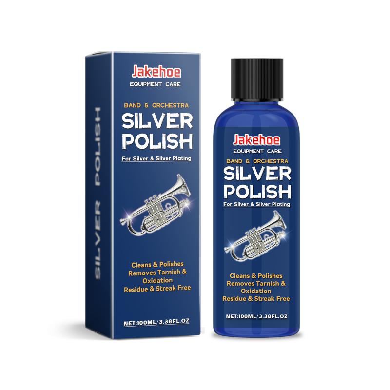 Silver Cleaner Jewelry Polish Agent Removes Stains Restores Sparkle Daily Use Silverware Refurbishing Solution