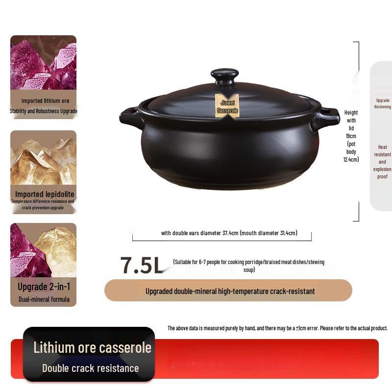 Handun Large Capacity Clay Casserole Hotpot