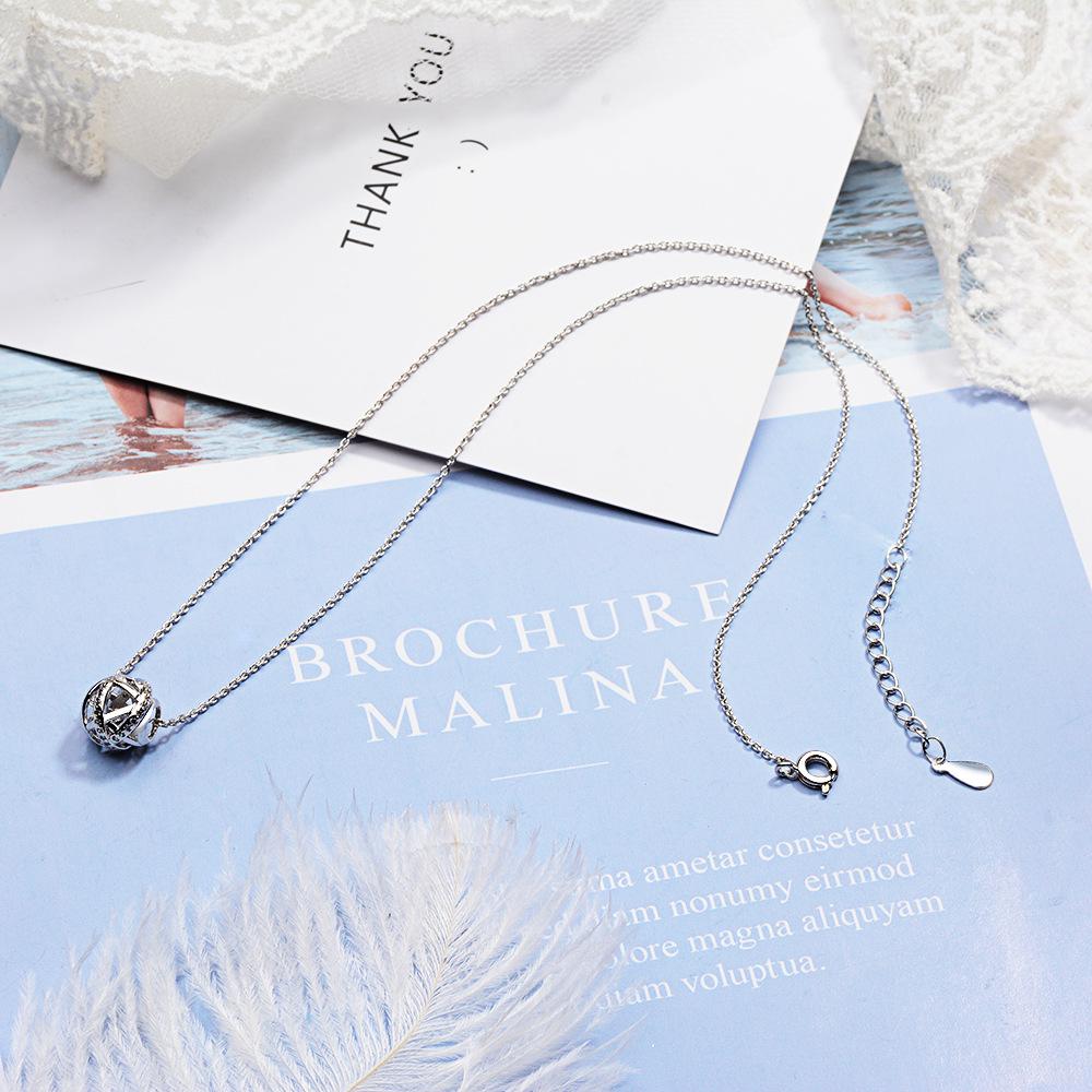 Presentes de Dia dos Namorados Colar de Esqueleto Pingente Feminino Simples Estudante Design Curto Vento Frio Clavícula Corrente Pingente Acessórios Românticos