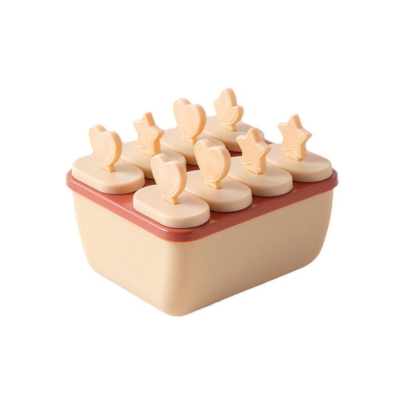 Popsicle Mould Tray 8 Cell Ice Cream Maker Multi Cell Reusable DIY Freezer Kitchen Tool For Kids Summer Party Treats