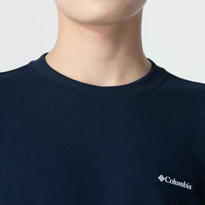Columbia Solid Color Casual Running Training Crewneck Sweatshirt Men sweatshirt Blue AE3351-480