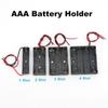 1X 2X 3X 4X AAA 1.5v 3v 4.5v 6v Battery Holder Storage Box Batteries 1 2 3 4 Slot AAA Power Bank Cases Container 2pin Wire Lead