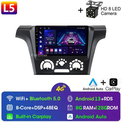 2 Din Android 12 Car Radio For Mitsubishi Outlander 1 2002-2008 Multimedia Video Player GPS Navigation Carplay Split Screen DVD