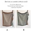 1 Stück Luxus Imitat Seide Quadratisches Tuch Damen Doppelseitiger Druck Halstuch Bandanas Foulard Damen Haarband Schals Wickeltücher