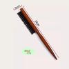 Cross-Border Triple Row Boar Bristle Styling and Teasing Comb with Pointed Tail