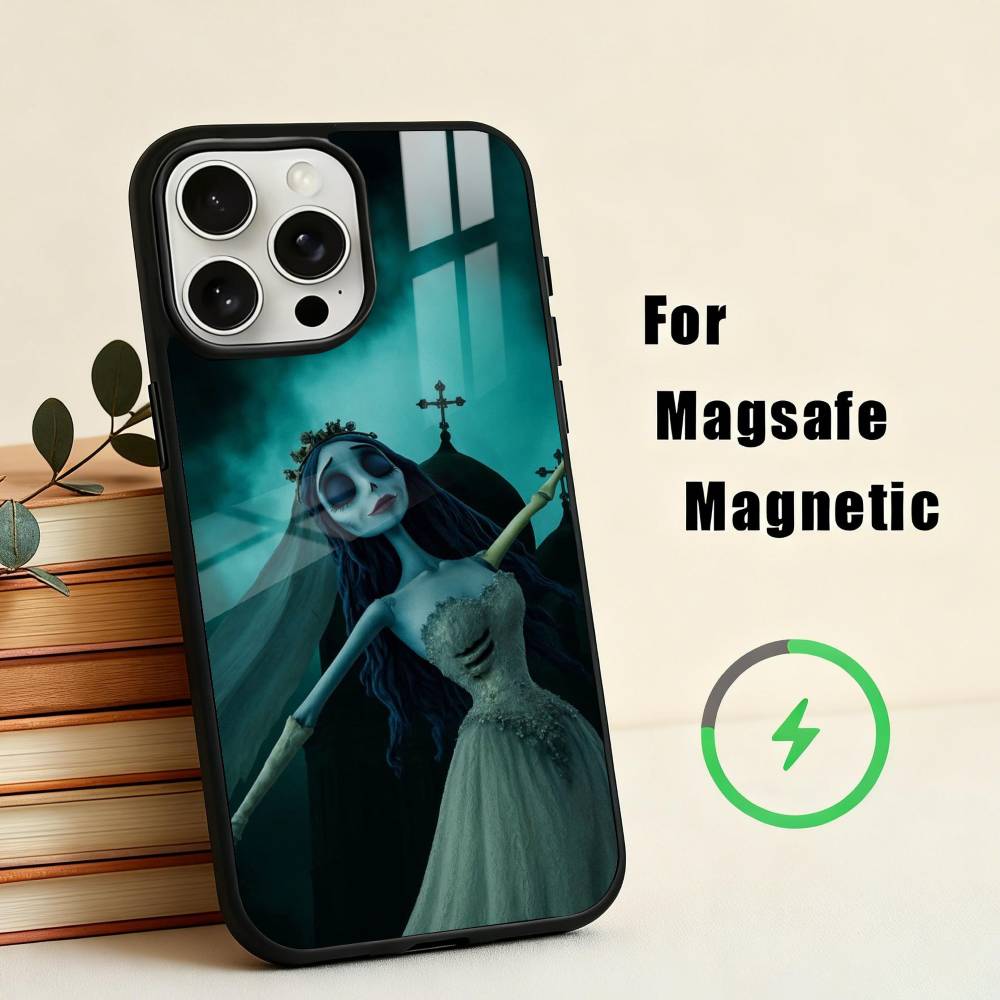 

CB C-Corpse B-Bride-s H-Horror-R Phone Case For iPhone 17,16,15,14,13,12,Plus,Pro,Max for Magsafe Magnetic Wireless Charging iPhone12PRO