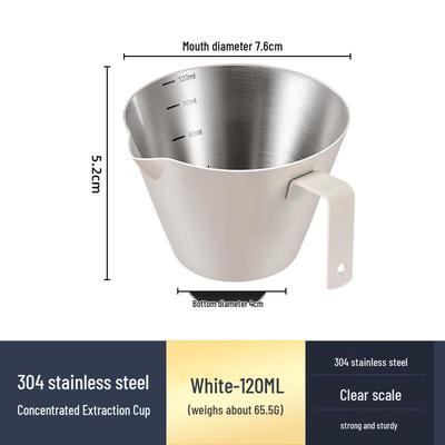 Shangqi 304 Stainless Steel Espresso Measuring Cups