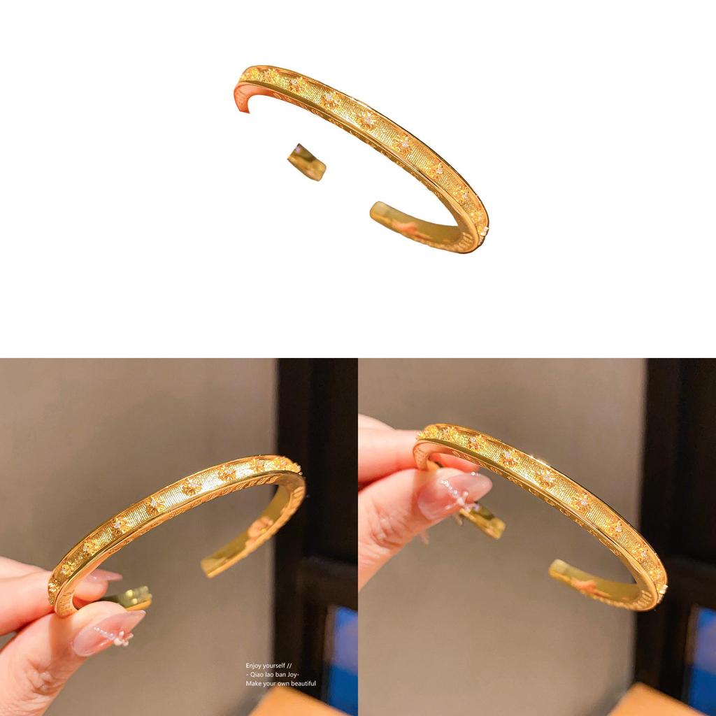 Vintage Cross Bracelet With Cz Zirconia Copper Gold Plating For Fashion Enthusiasts