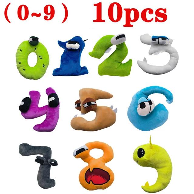 High-Quality 10Pcs 0-9 High-Quality Number High-Quality Lore High-Quality Plush High-Quality Toy High-Quality Character High-Quality Doll