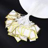 Trapezförmige Schmuck-Preisschilder 500 Stück Stabiles Papier Inventur-Beschriftungssysteme