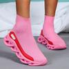 Unisex High-Top Socken-Sneaker - Zum Hineinschlüpfen Stoßdämpfende Laufschuhe