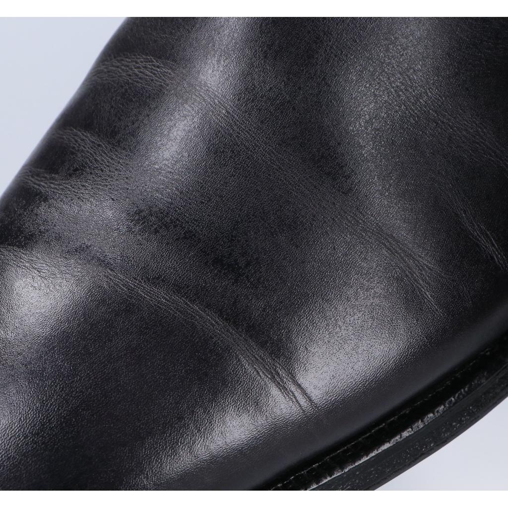 JOHN LOBB TUDOR 7000B Last Leather Side Gore Boots Shoes 6E blackUsed