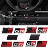 GR Sport 3D Metal Car Steering Wheel Interior Badge Emblem Decals For C-HR C-orolla R-AV4 Prius C-amry