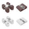 Cross Hidden-Hinges Plastic Iron Folding Door Table And Chair Cross Hinge Plastic Concealed Hinge Furniture Hardware Accessories