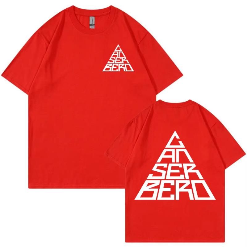 Canserbero Logo Graphic T Shirt Unisexs Women Fashion Vintage Short Sleeve Tshirts Cotton Oversized T Shirts Tops Streetwear