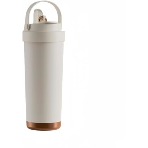 Kisigim Ceramic Tumbler with Straw, Water Bottle with Lid, Large Capacity, Portable, Coffee, Vacuum Insulated, Ceramic Coating, Spill-Proof, Keeps Dri
