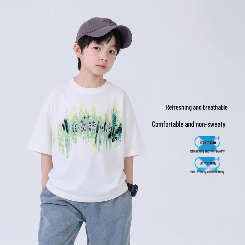 YouYou Fairytale Boys' Summer Short Sleeve Cotton T-Shirt