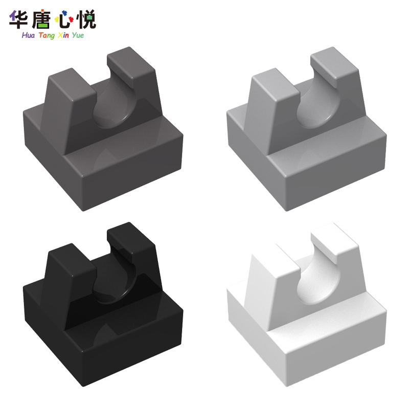 MOC 20 PCS 2555 1x1 Top with Trapezoidal Vertical Clamp Plate For Kids Educational Building Blocks Parts DIY Bricks Bulks Models