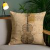 Da Vinci Inspired Sketches Pillow Case Plush Fabric Soft Double Sided Print Sofa Cushion Cover Throw Pillow Covers