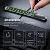 1PC Car Temporary Parking Card Phone Number Plate Auto Luminous Parking License Numbers Can Be Hidden Car Accessories Interior