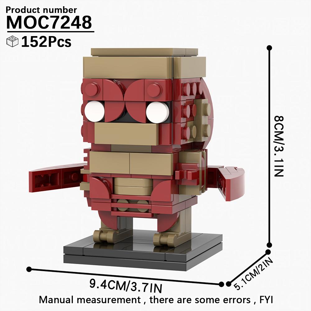 MOOXI Monster Demodog Stranger TV-Serienfigur Brickheadzed Thing Bausatz Erwachsenen Bausteine Set Kinderspielzeug MOC Stein Geschenk