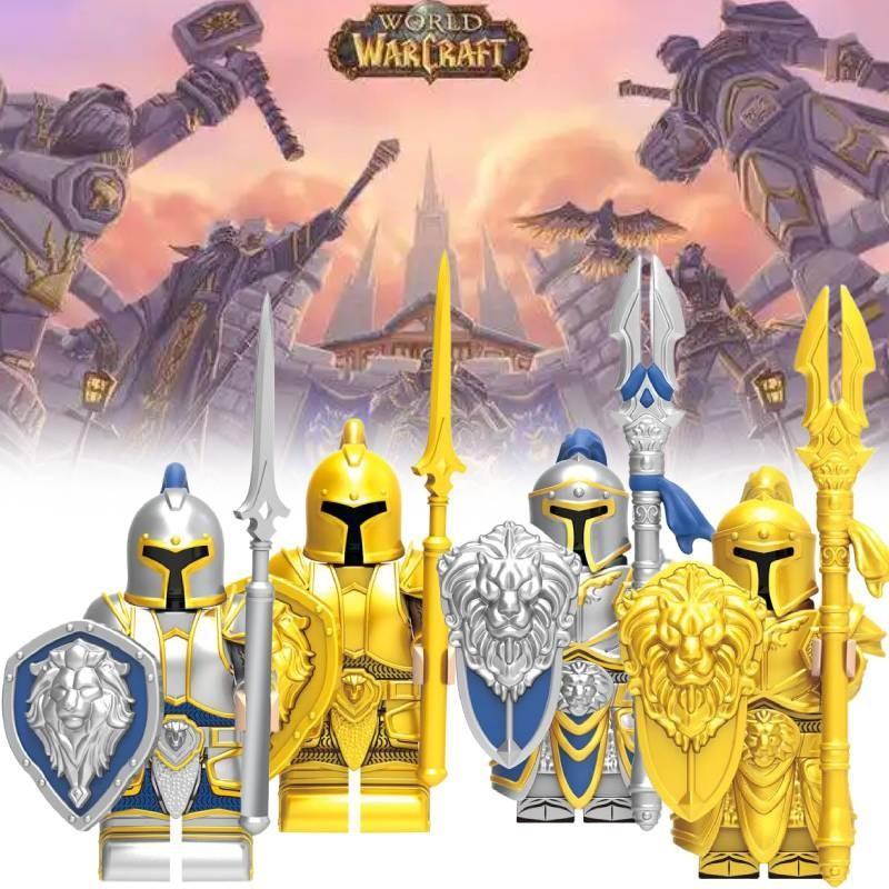 World Warcraft Of Stormwind City Guard Building Block Toys Kids Early Education