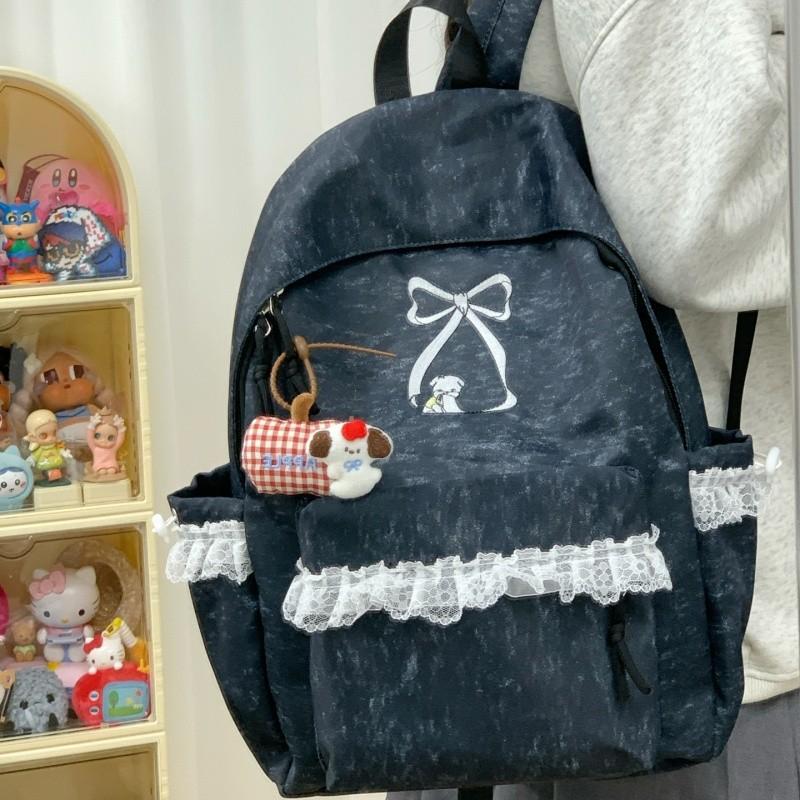 Schoolbag new ins junior high school student schoolbag women's large capacity leisure fresh primary school commuting simple backpack backpack