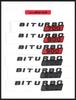 Brabus BITURBO Fender Emblem: Suitable for Mercedes 800, 700, 900 Models
