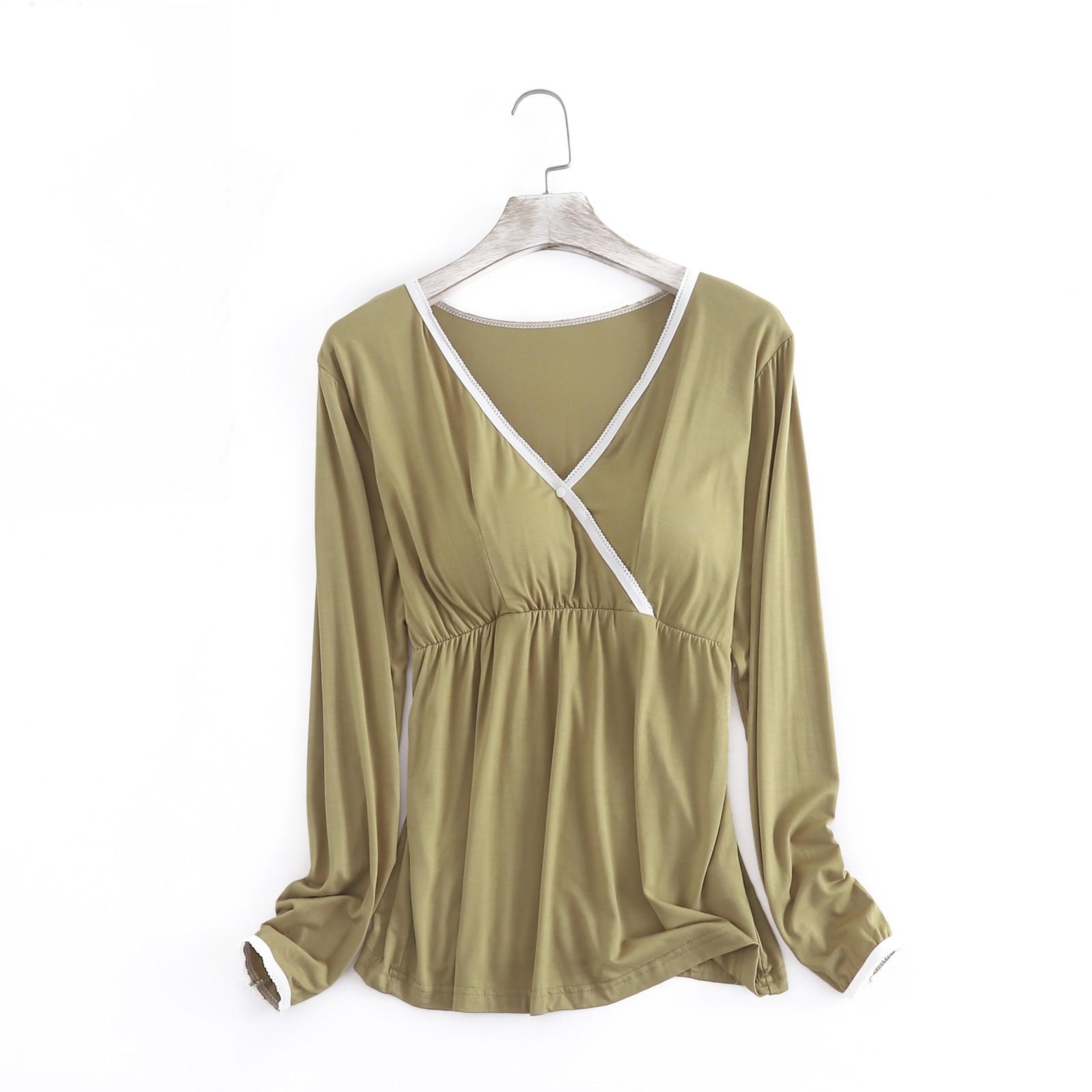 

Women s Solid Color Chest Pad Cup One Yoga Bottom Shirt Women s UnderwearTop L армія зелений колір