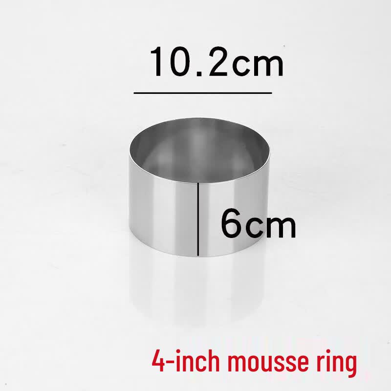 Qīwēi Stainless Steel Adjustable Cake & Mousse Ring Mold