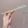 Traditional Sandalwood Hairpin for Chinese Cheongsam & Hanfu Updo