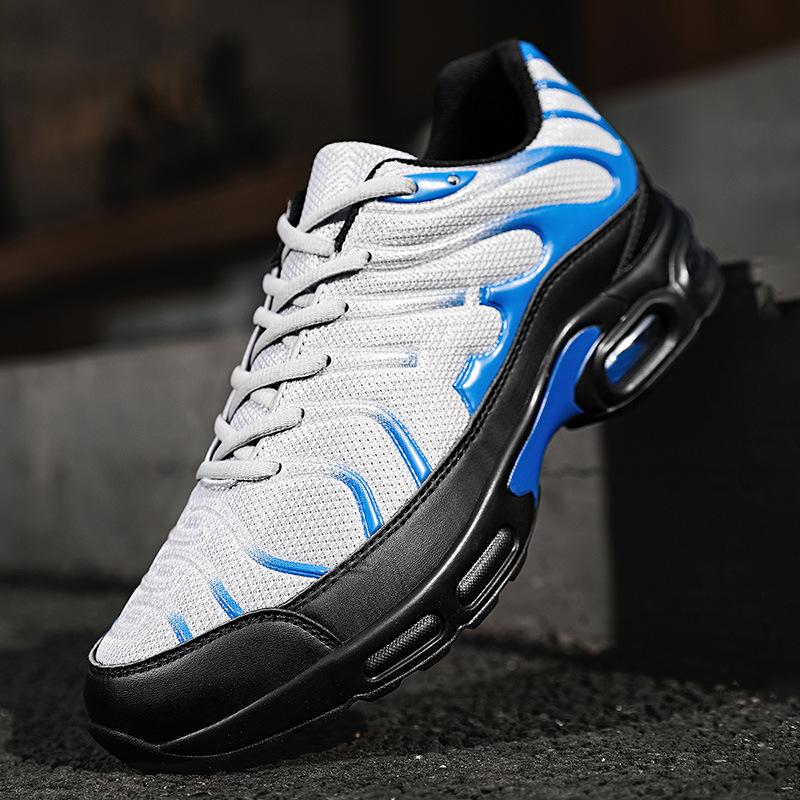 Herrenschuhe 2021 Sommer Atmungsaktives Mesh Sportschuhe Luftpolster Stoßdämpfung Laufschuhe Jugend Fitness Große Größe Schuhe